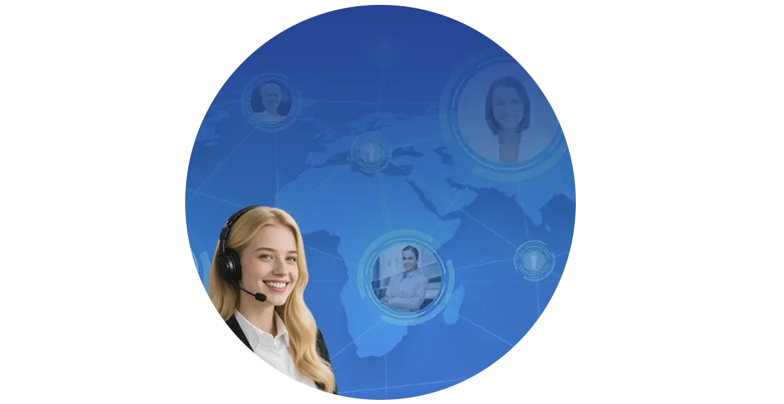 Customer service representative photo