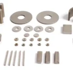 Various Shapes of NdFeB Magnets — Industrial neodymium magnets in rings, blocks, discs, and custom shapes