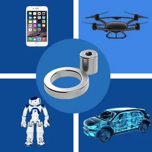 Rare Earth Magnet Portal - showcasing NdFeB & SmCo magnet applications in smartphones, drones, robotics, and electric vehicles
